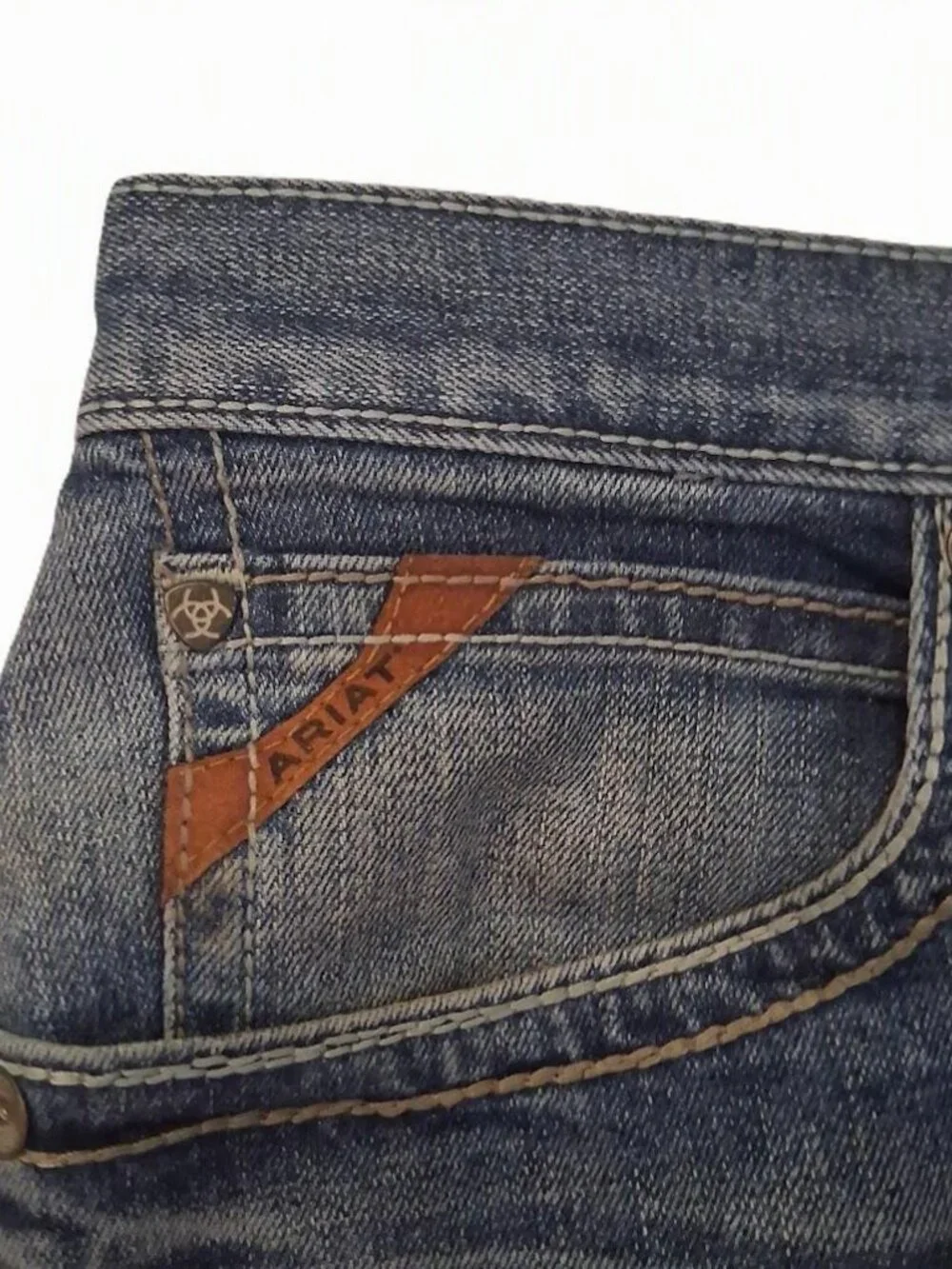 Ariat M4 Low Rise Bootcut Jeans Men’s 32x32 Blue Denim Y2K Streetwear Western